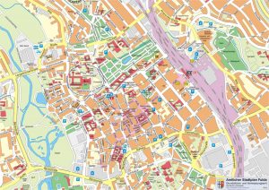 Fulda city map
